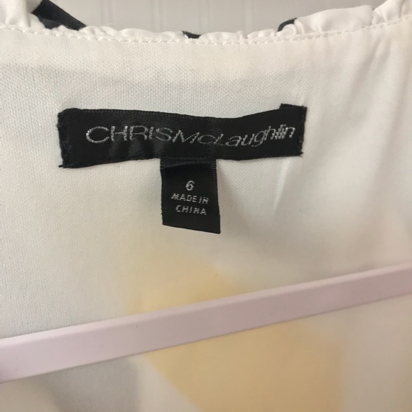 Floral Spring Easter Dress Ruffle Collar + Pockets - Picture 5 of 7